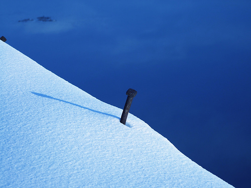 by windiepink | Flickr.com | CC BY nail in snow