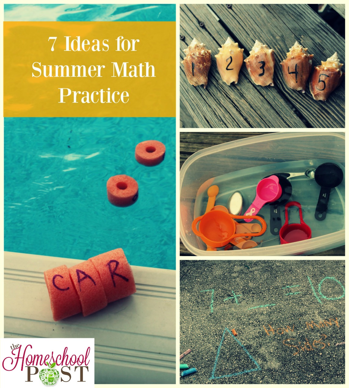 7 ideas for summer math practice the homeschool post