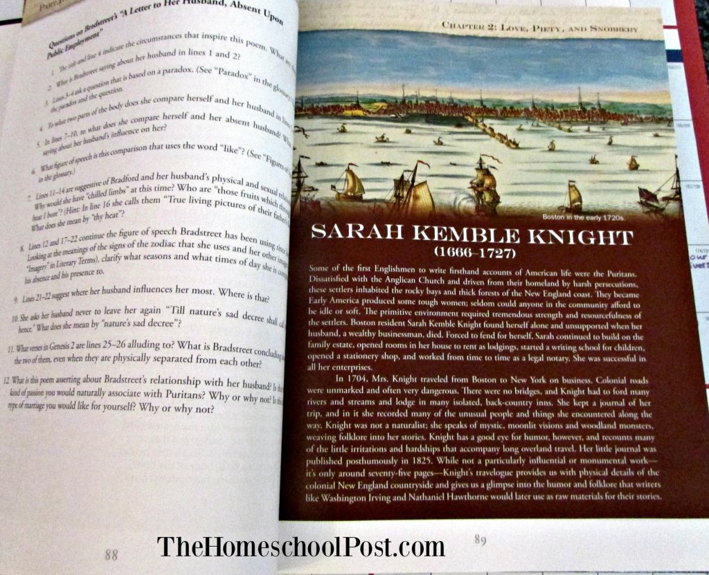 Sarah kemble knight essay